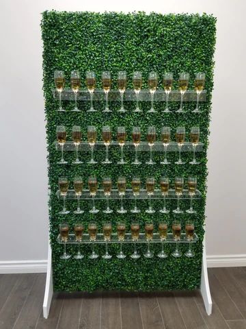 Champagne Wall & Cart for Sale