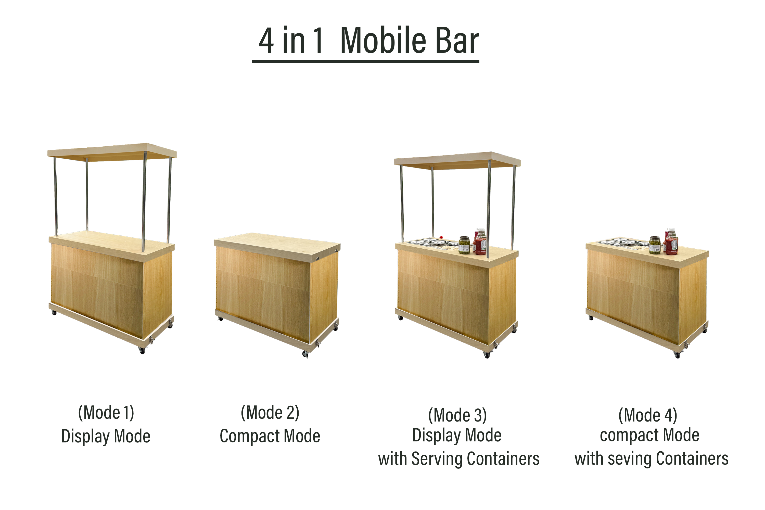 Wooden Mobile Bar