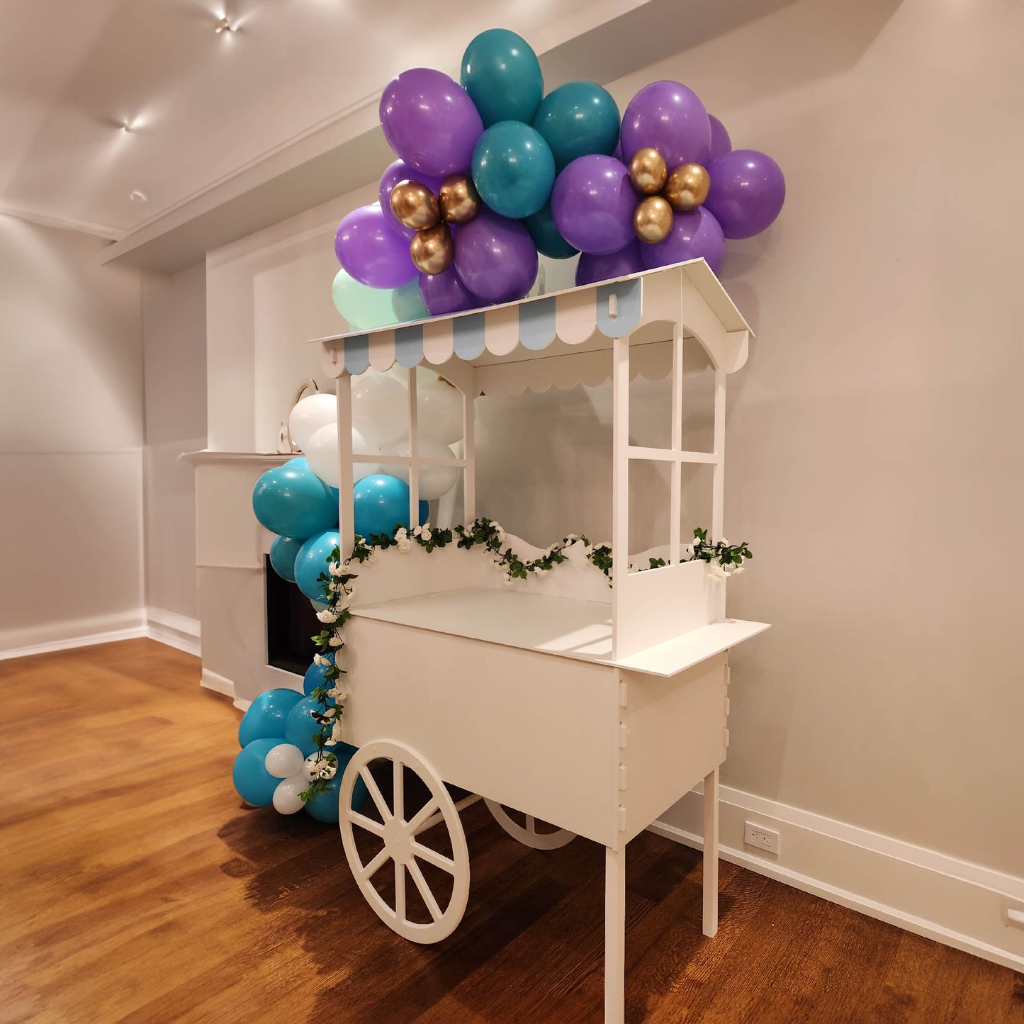 Party Decoration Cart, candy cart for sale, vendor cart, Event Planning Candy Cart, Birthday Decorations, Collapsible Wedding Sweet Candy Cart, Candy Cart On Wheels for sale, Simple column Candy Cart
