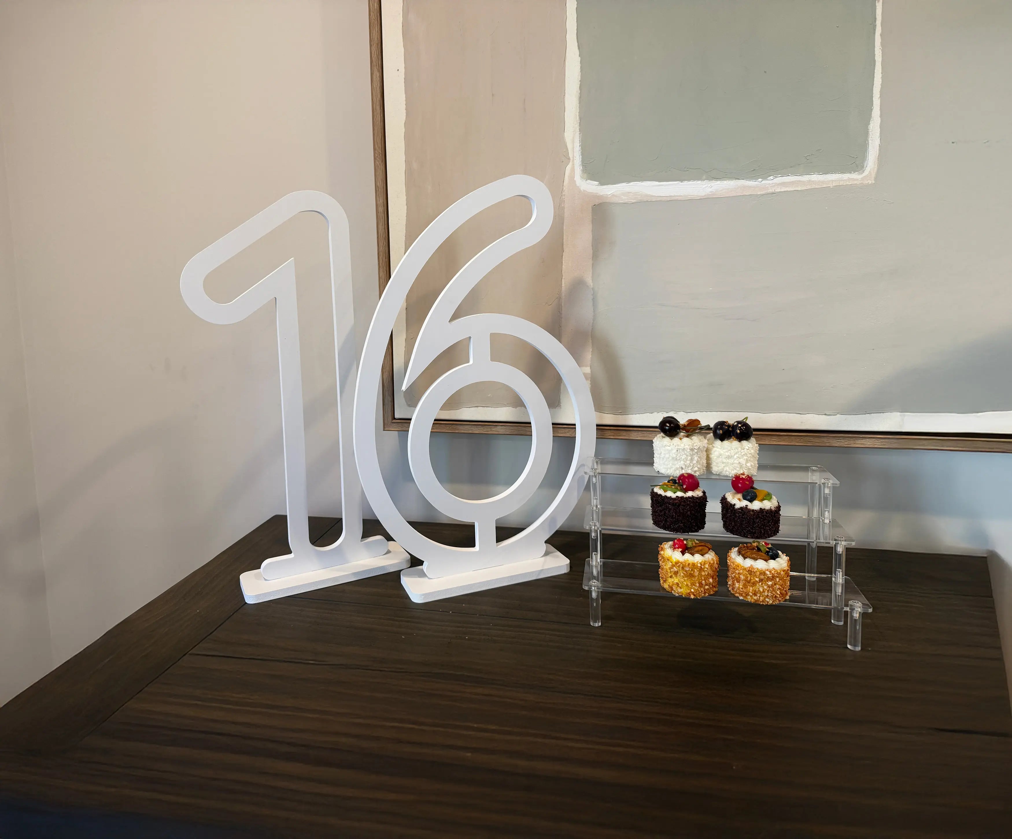 White Letters & Numbers – Customized, Modern & Stylish