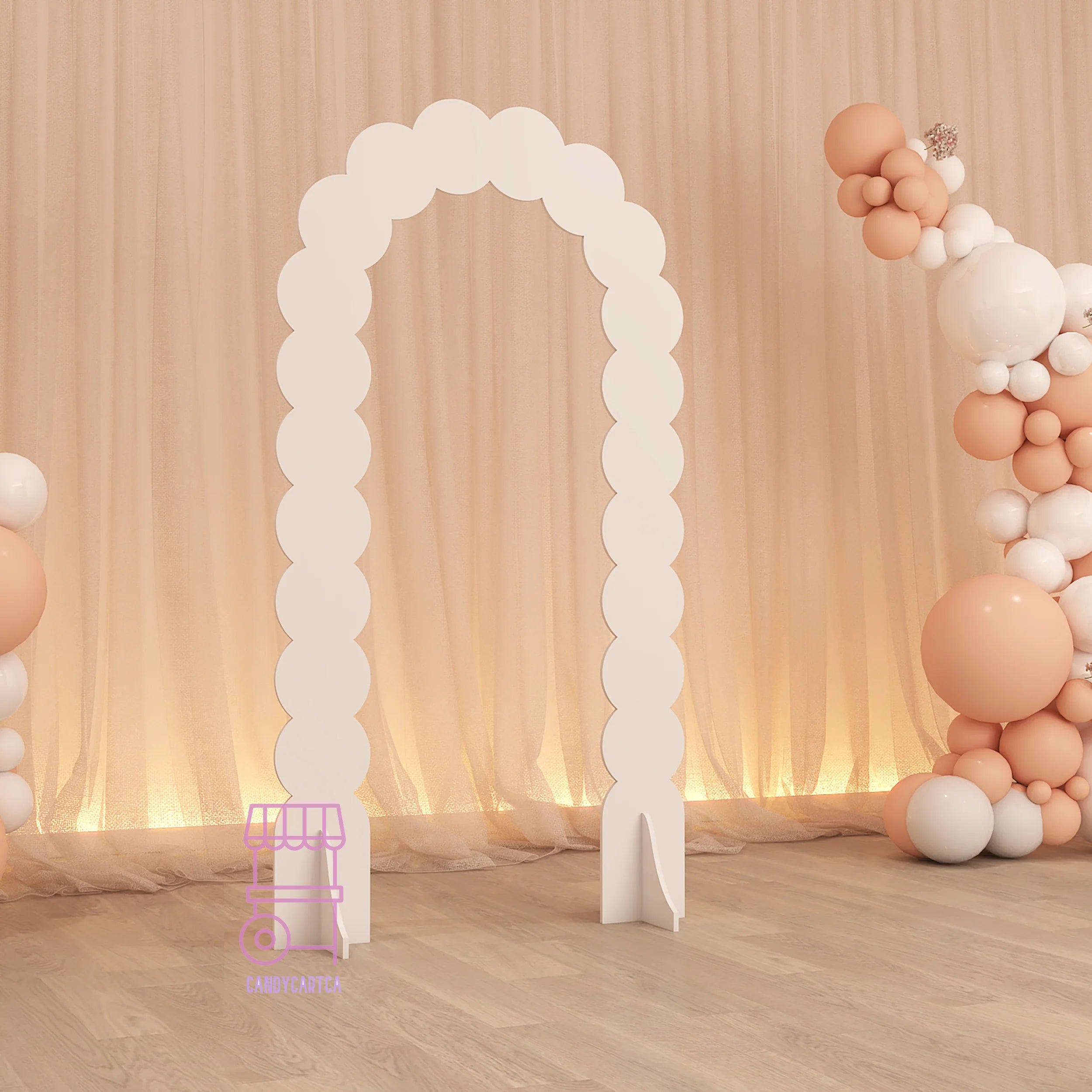 Classic White Arch Backdrop