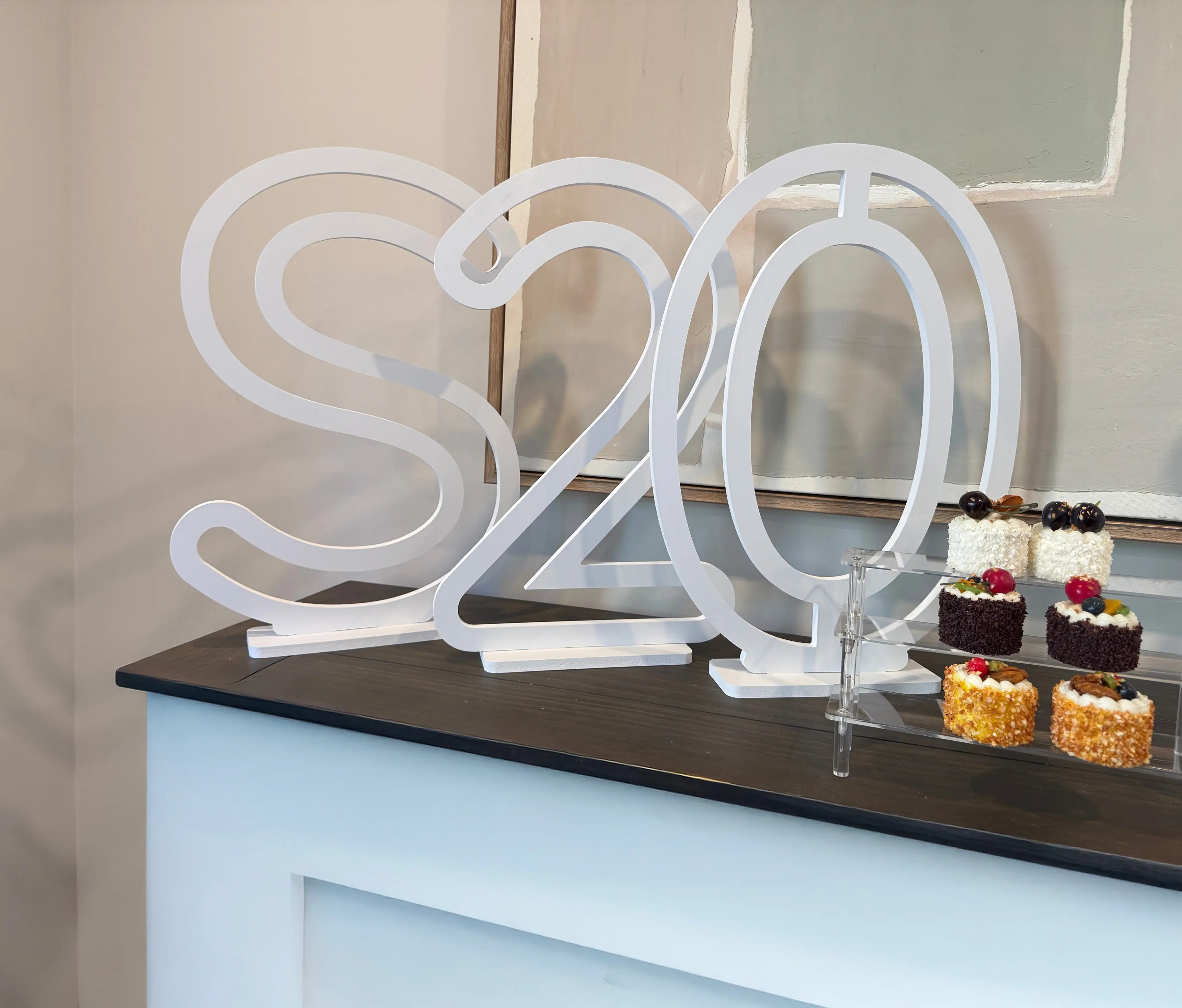 White Letters & Numbers – Customized, Modern & Stylish