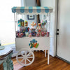 Party Decoration Cart, candy cart for sale, vendor cart, Event Planning Candy Cart, Birthday Decorations, Collapsible Wedding Sweet Candy Cart, Candy Cart On Wheels for sale, Simple column Candy Cart