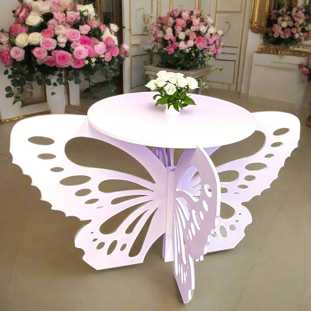 Decorative butterfly table, Butterfly Table, Butterfly  decoration, outdoor butterfly table, waterproof Table, EPVC Butterfly Table , white table backdrop , butterfly decoration, Toronto-made Decorativetable