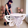 Decorative butterfly table, Butterfly Table, Butterfly  decoration, outdoor butterfly table, waterproof Table, EPVC Butterfly Table , white table backdrop , butterfly decoration, Toronto-made Decorative table