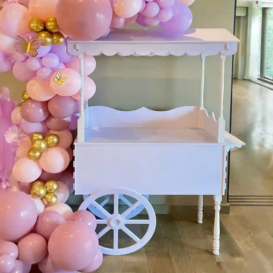Mini Wedding Wagons, Cinderella Carriages, Angel Carriage, Wedding Wagons, Snow White Carriage, Princess Carriage, vendor cart, Event Planning Candy Cart, Birthday Decorations, Collapsible Wedding Sweet Candy Cart, Candy Cart On Wheels for sale, Simple column Candy Cart