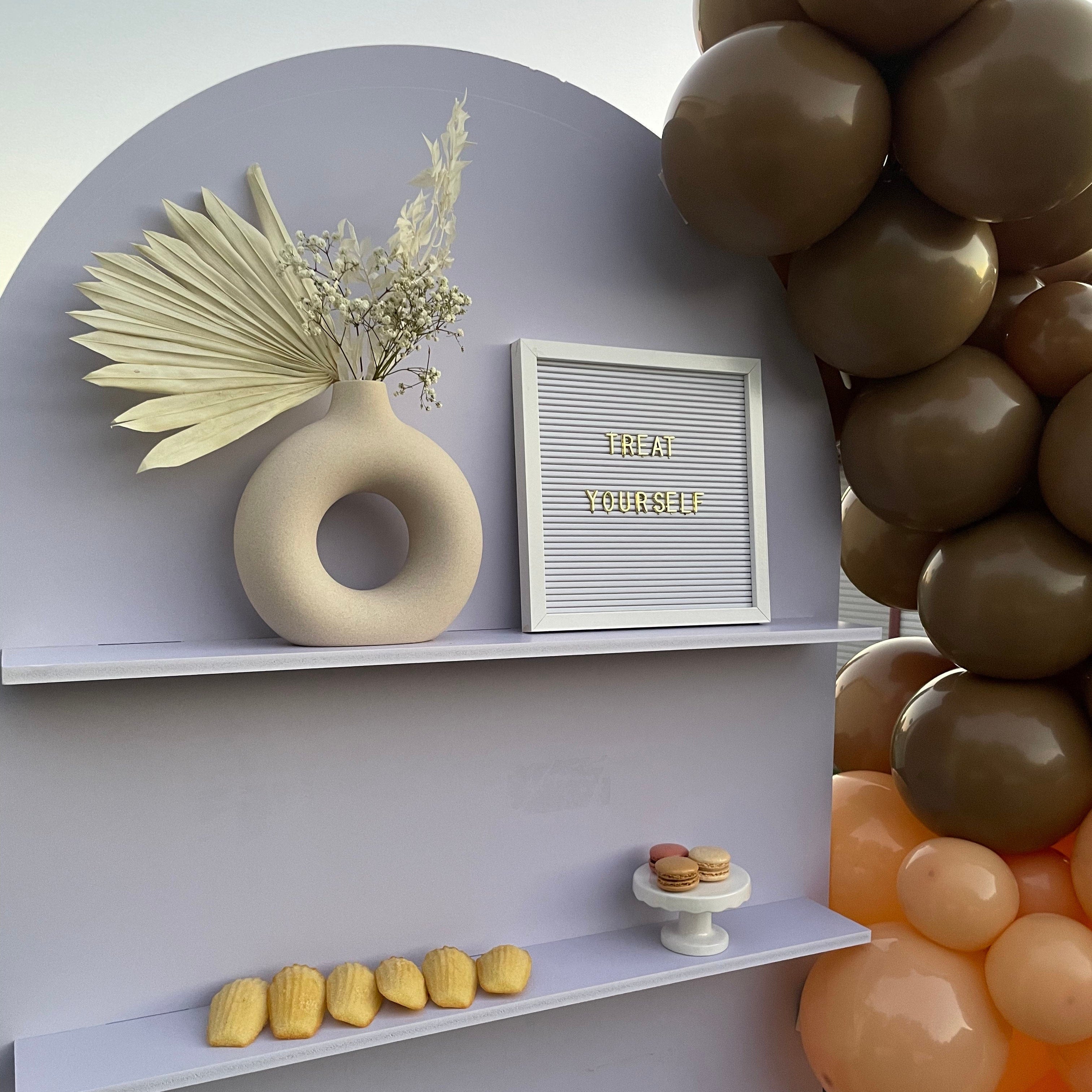 Arch Backdrop wall, Backdrop With Shelves Party Supplies.