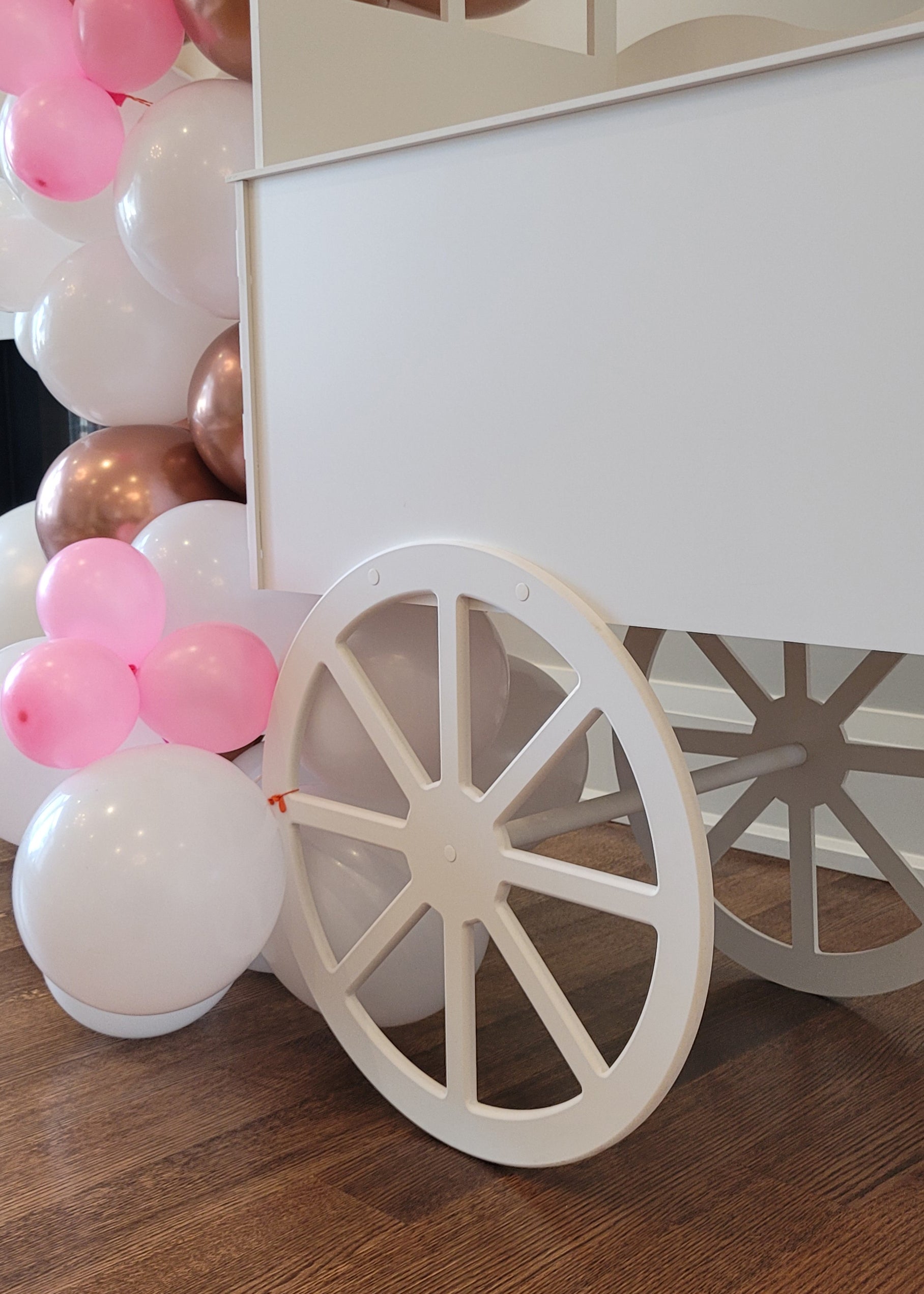 Window Style Candy Cart in Colour Pink Party Supplies.