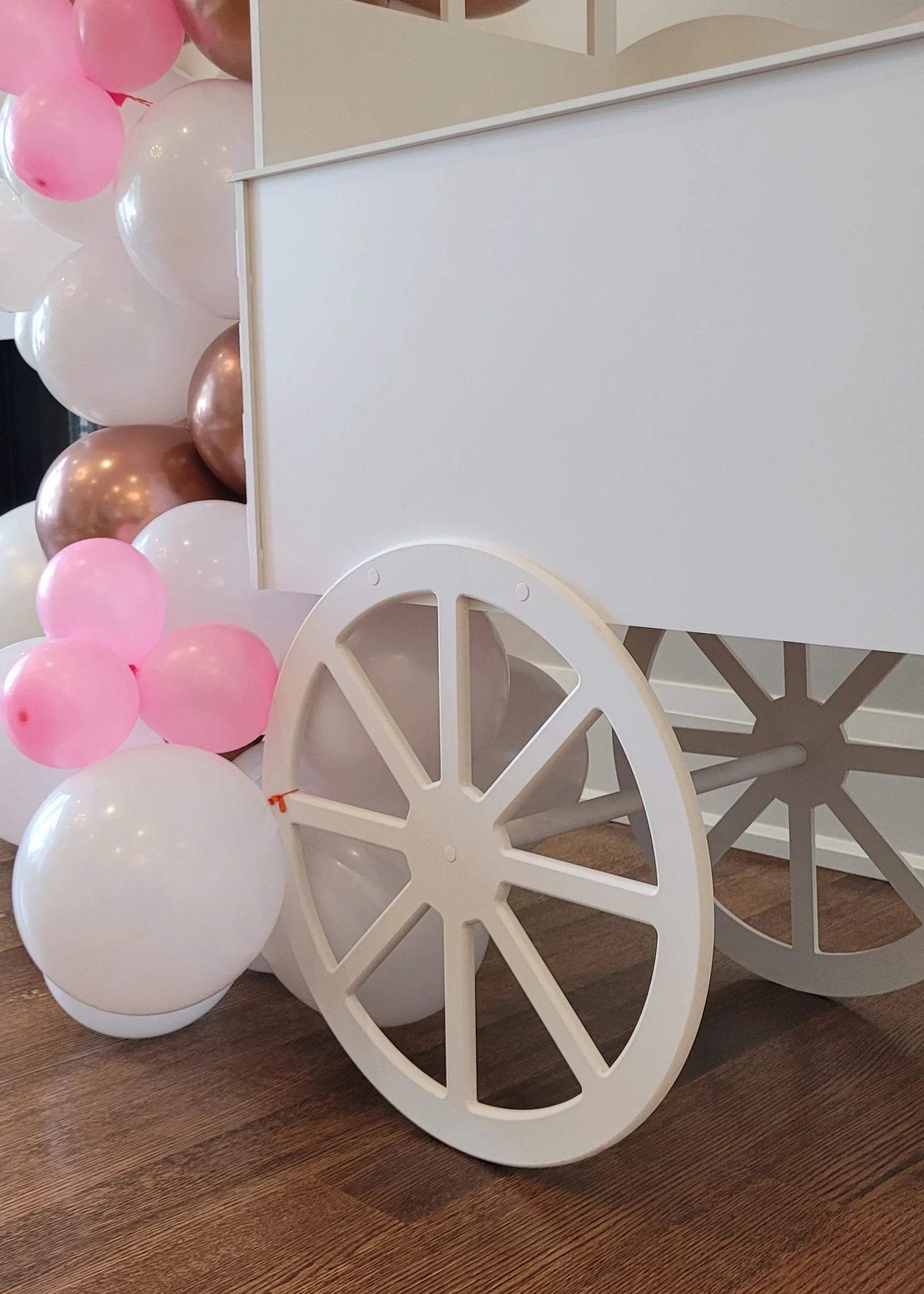 Window Style Candy Cart in Colour Pink Party Supplies.