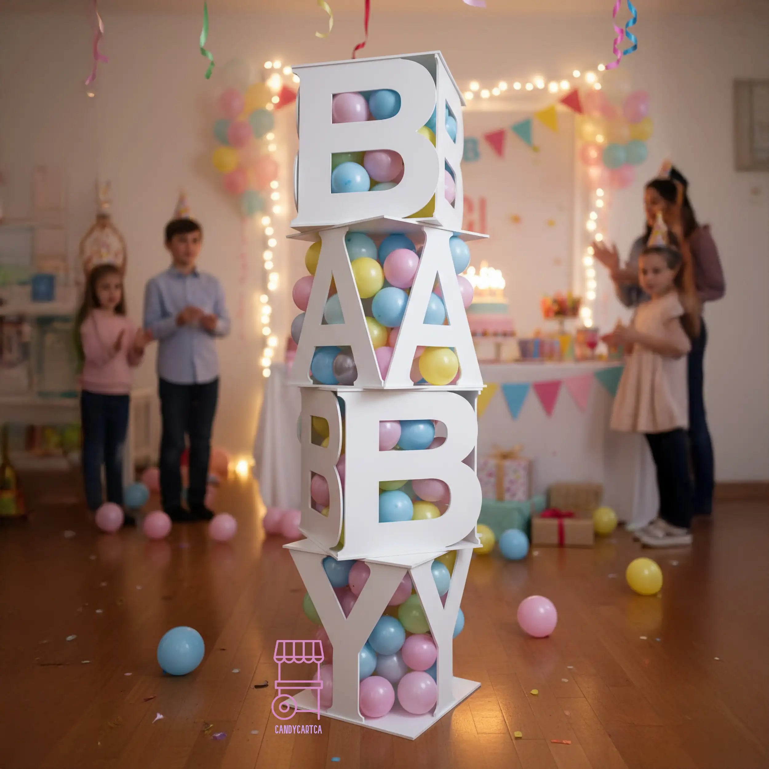 Large Baby Party Letter Cubes