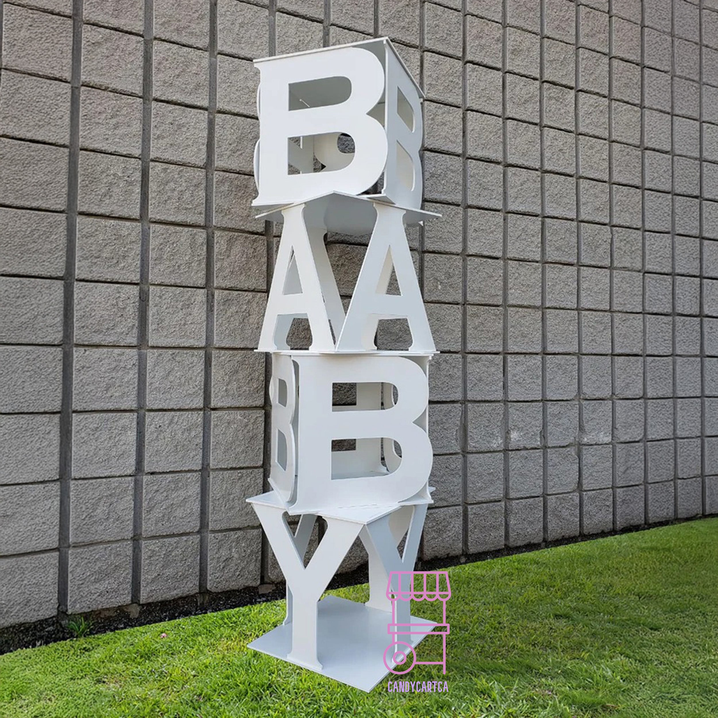 Large Baby Party Letter Cubes