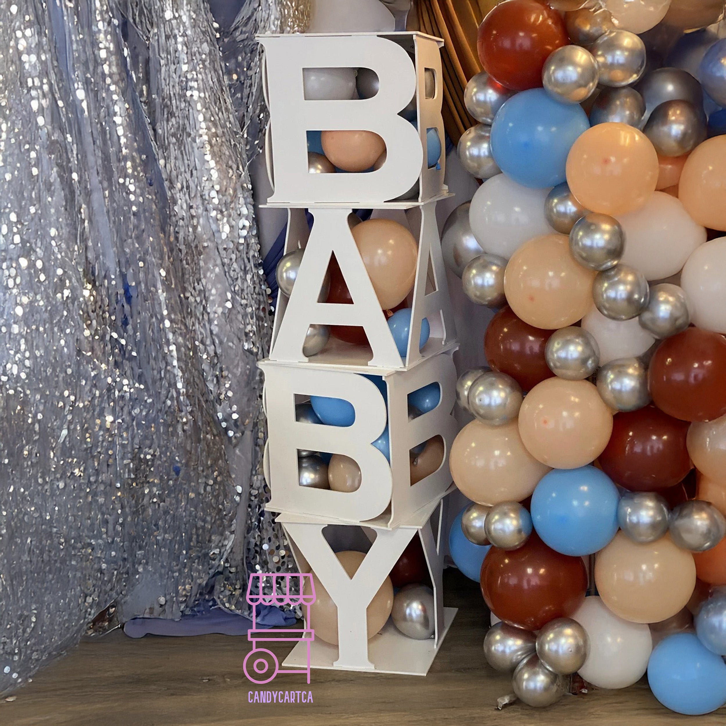Large Baby Party Letter Cubes