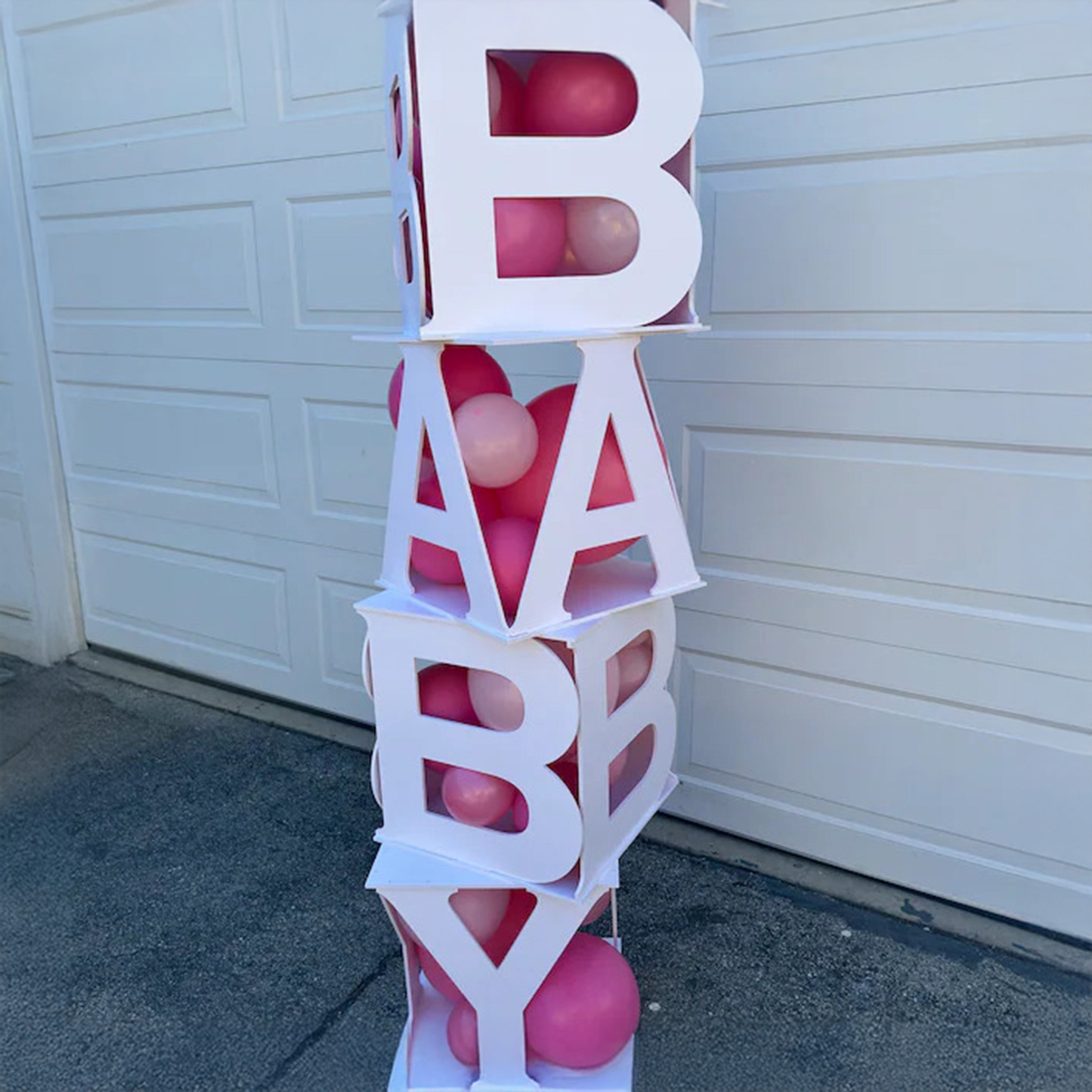 Large Baby Party Letter Cubes