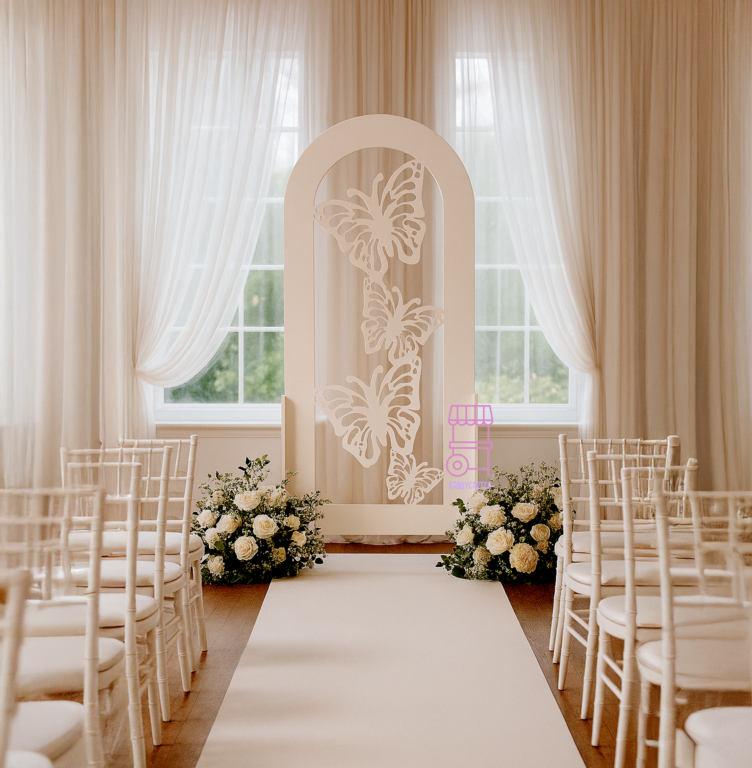 Butterfly Arch Backdrop