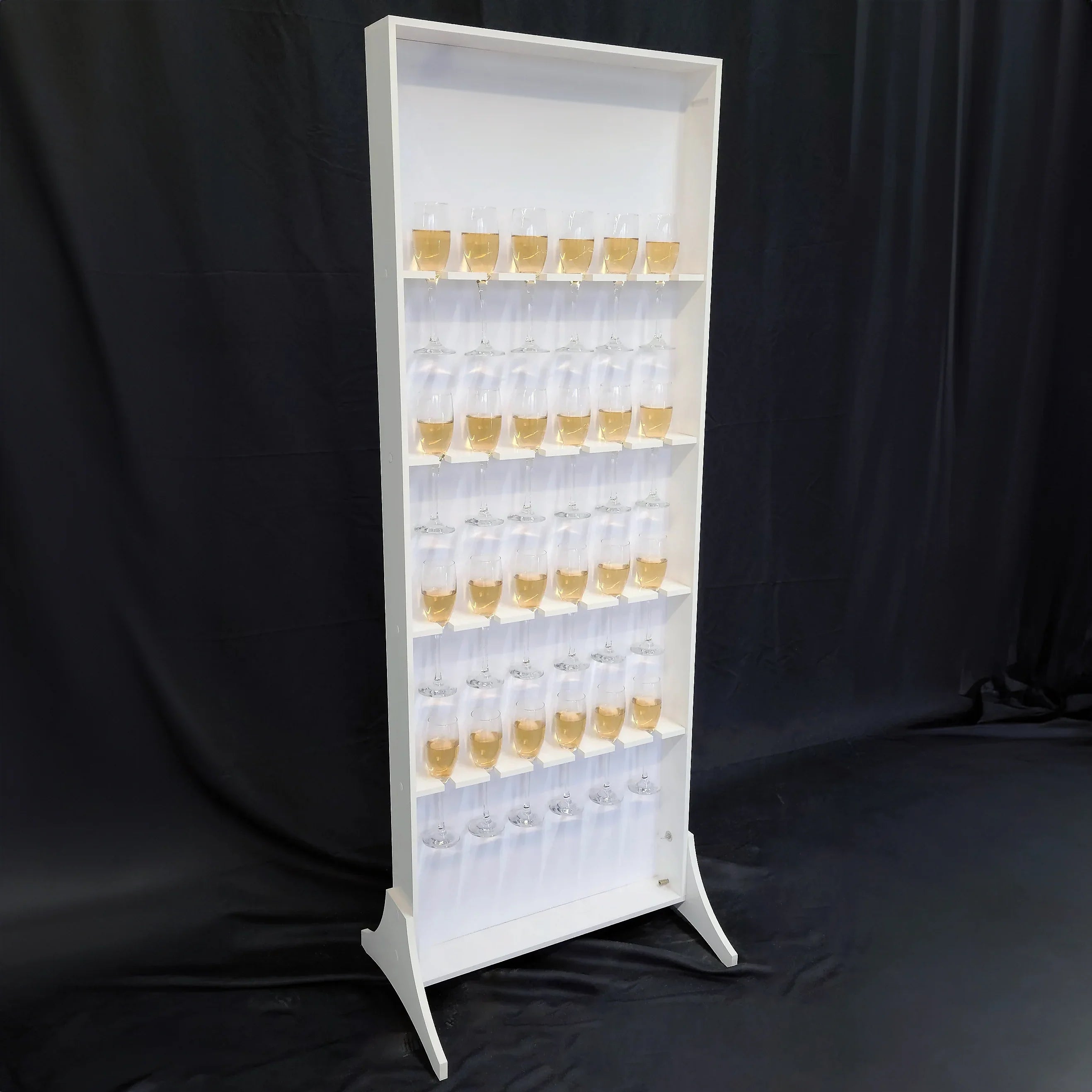 Champagne Wall (24 glasses/flutes) Party Supplies.