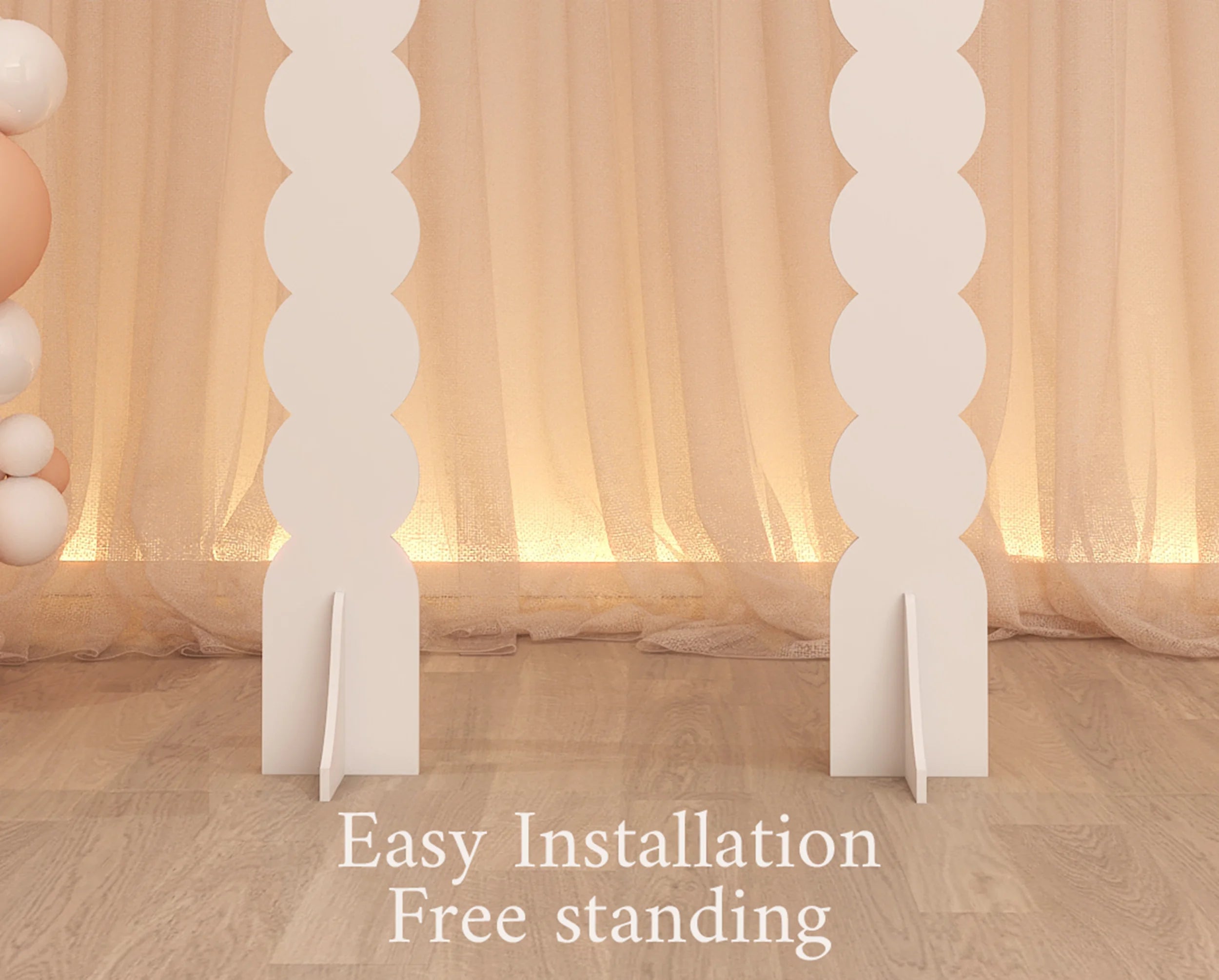 Classic White Arch Backdrop