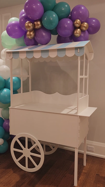 Party Decoration Cart, candy cart for sale, vendor cart, Event Planning Candy Cart, Birthday Decorations, Collapsible Wedding Sweet Candy Cart, Candy Cart On Wheels for sale, Simple column Candy Cart