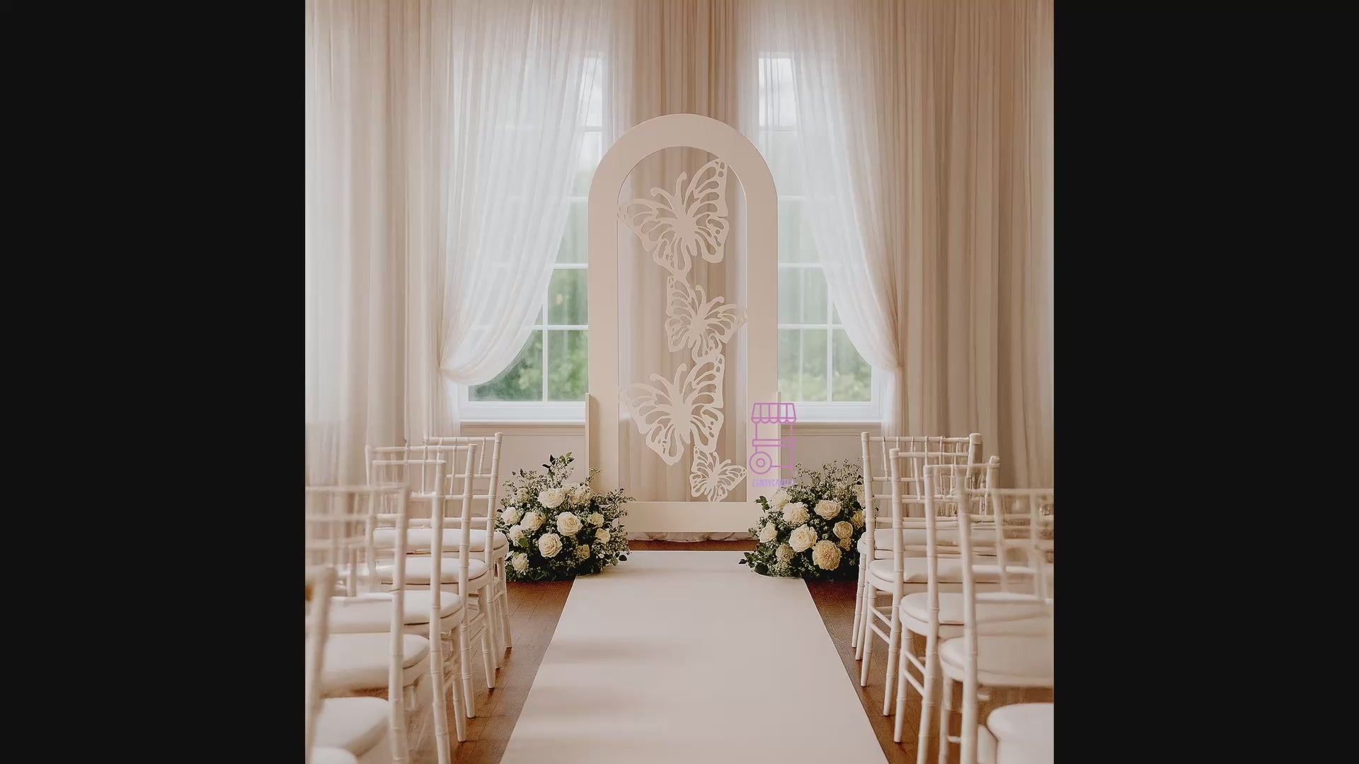 Butterfly Arch Backdrop