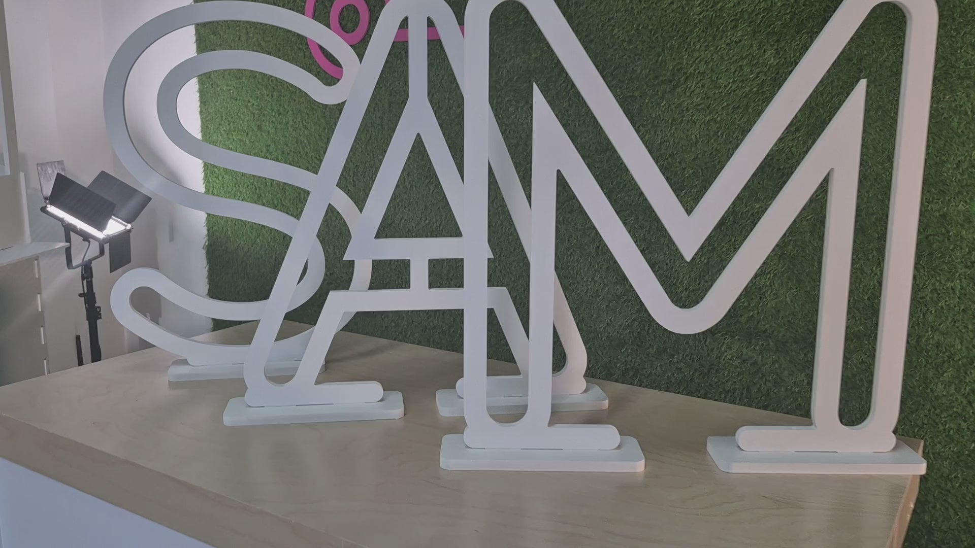 White Letters & Numbers – Customized, Modern & Stylish