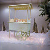 wood candy cart, Candy cart, display cart, wooden Christmas cart, Christmas party 