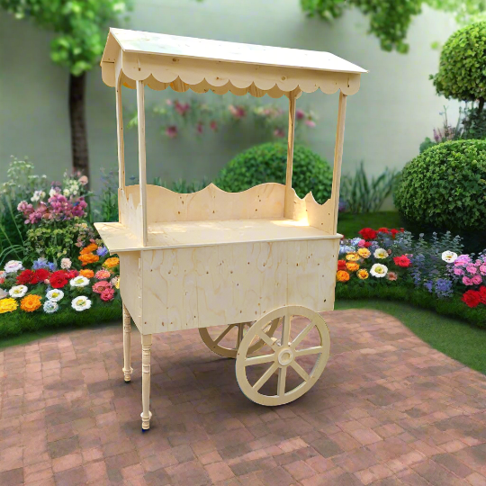 Wooden Candy Cart Party Supplies.