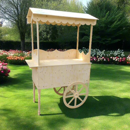 Wooden Candy Cart Party Supplies.