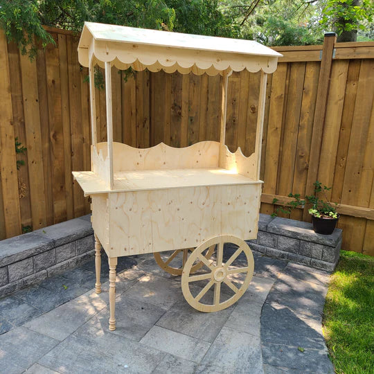 Wooden Candy Cart Party Supplies.