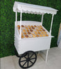 donut cart, candy cart, cake stand, mini bar, photo booth backdrop, multifunctional, durable, easy to maintain, white PVC, clear acrylic, collapsible, washable, 20kg capacity, 44lbs capacity, quick assembly, weddings, birthdays, baby showers, graduations, corporate events, special occasions