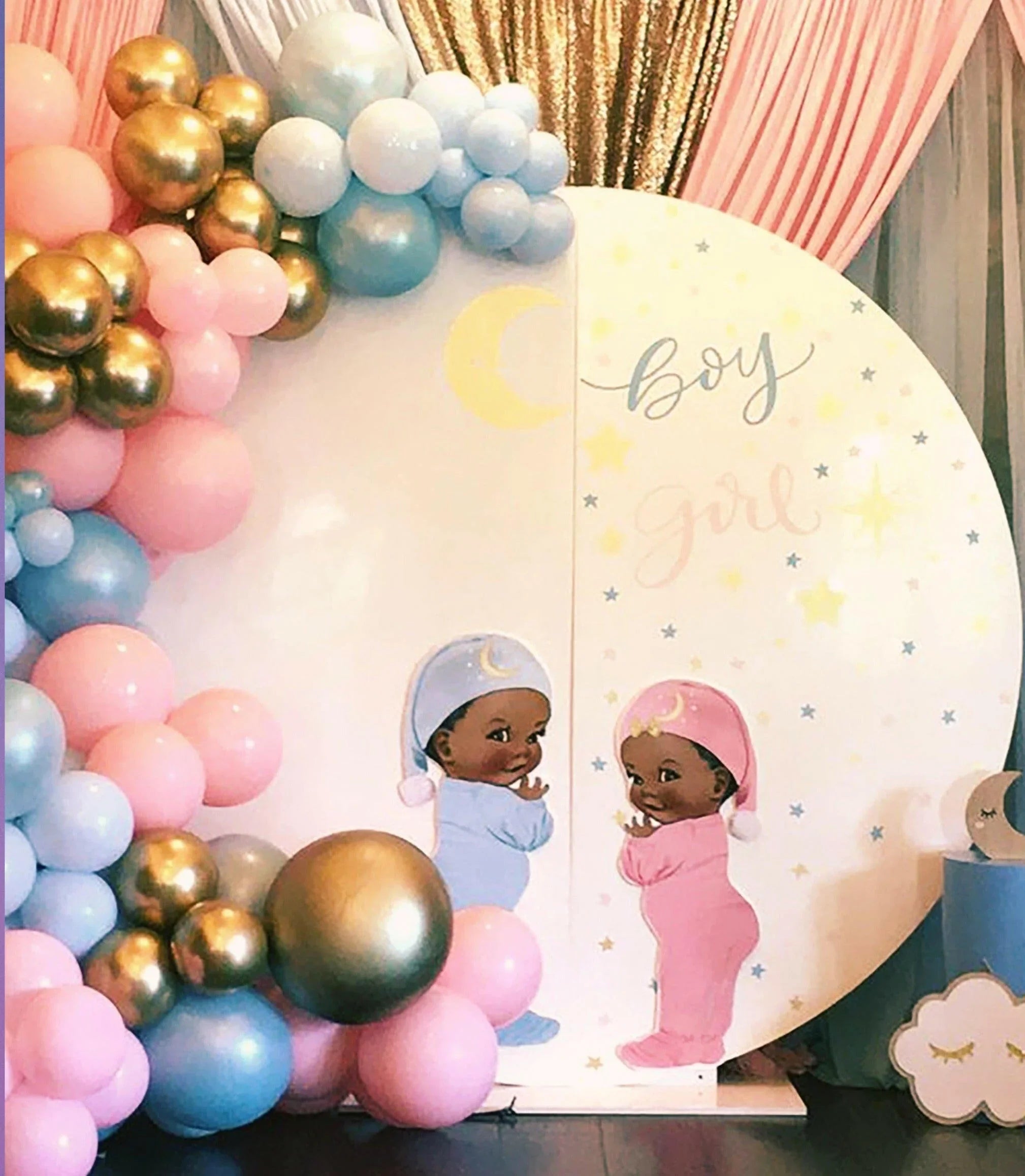 Circular Backdrop Party Supplies.