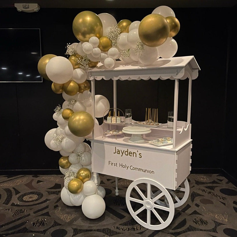 vendor cart, Event Planning Candy Cart,  Birthday Decorations, Collapsible Wedding Sweet Candy Cart, Candy Cart On Wheels for sale, Simple column Candy Cart,Mini Candy Cart, Party Decoration, Candy Bar Cart, Dessert Stand, Display Cart, PVC Cart