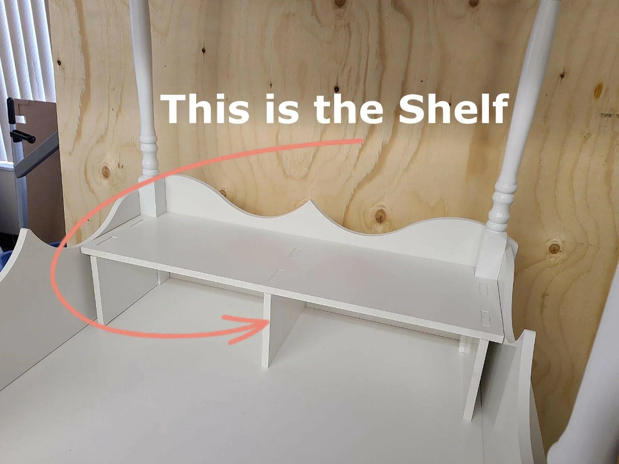 Small White Candy Cart Party Supplies.