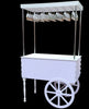 candy carts for sale, Mobile bar cart, drink cart, party decor, wedding decorations, champagne display, event bar, collapsible bar cart, white PVC bar cart, Toronto-made party supplies