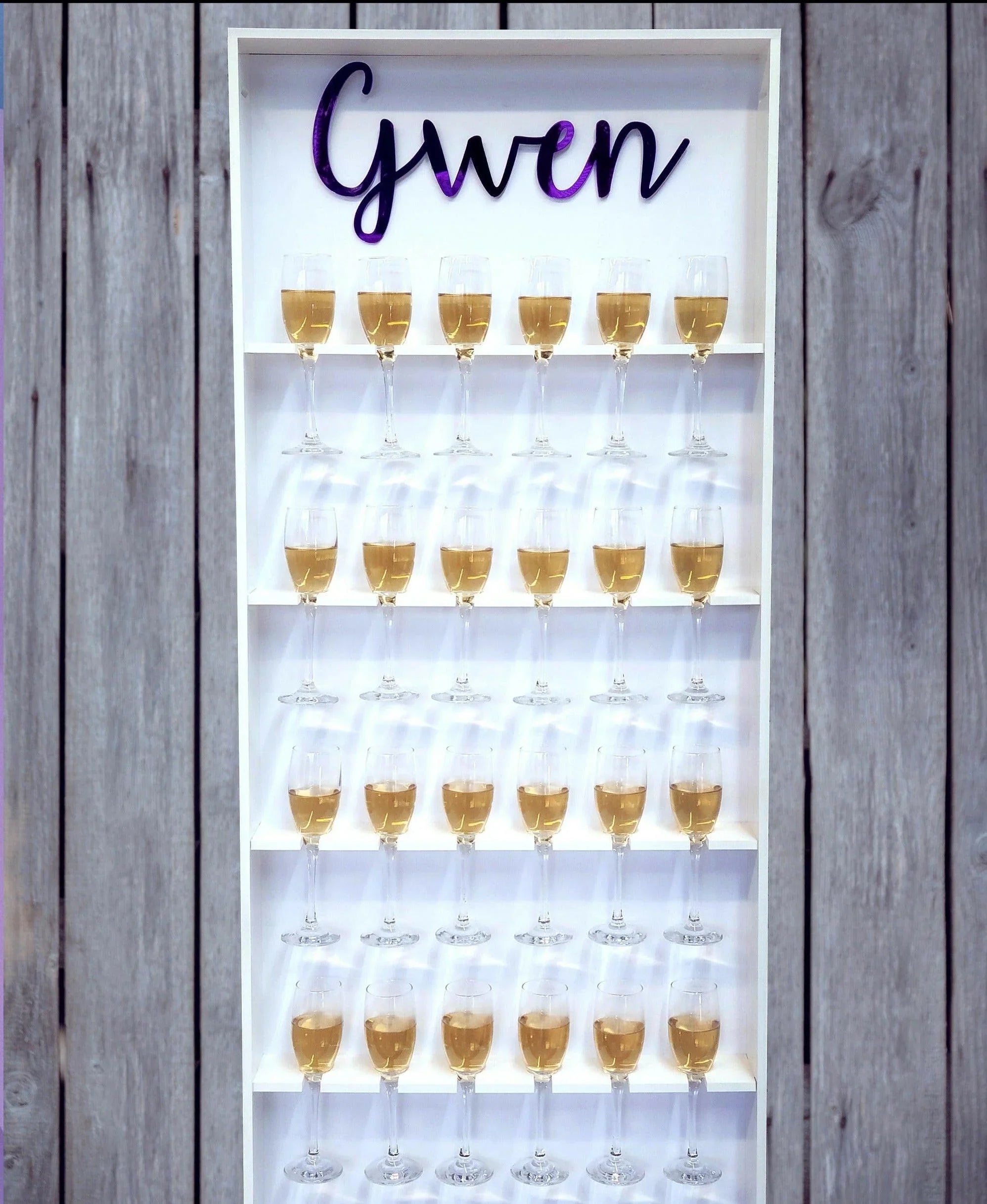 Champagne Wall (24 glasses/flutes) Party Supplies.